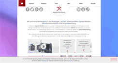 Desktop Screenshot of dkagentur.de